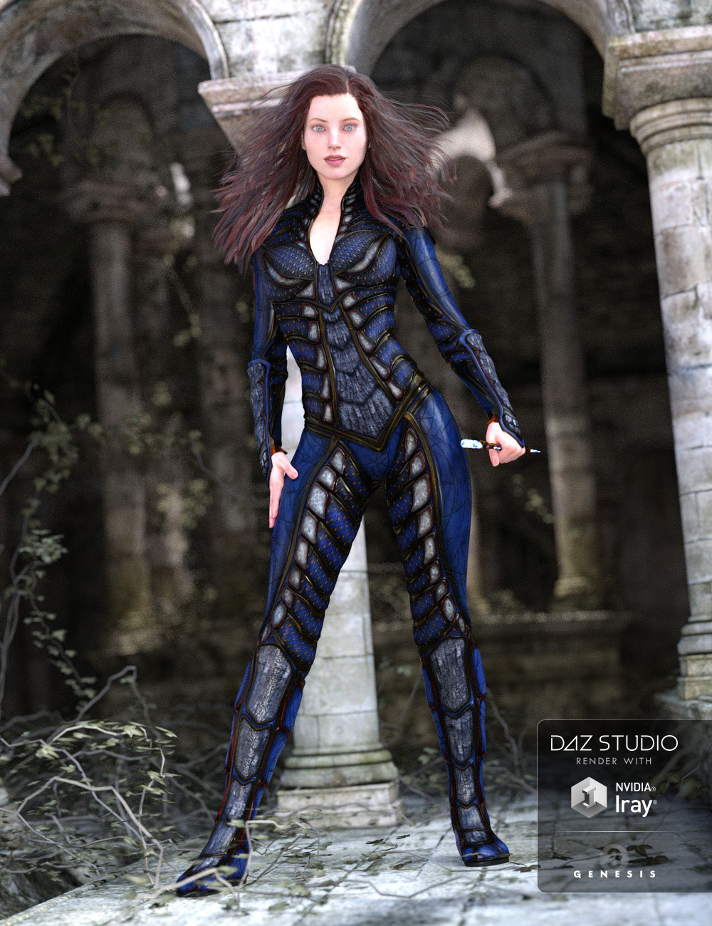 Rune Outfit for Genesis 3 Female(s) by: Arki, 3D Models by Daz 3D