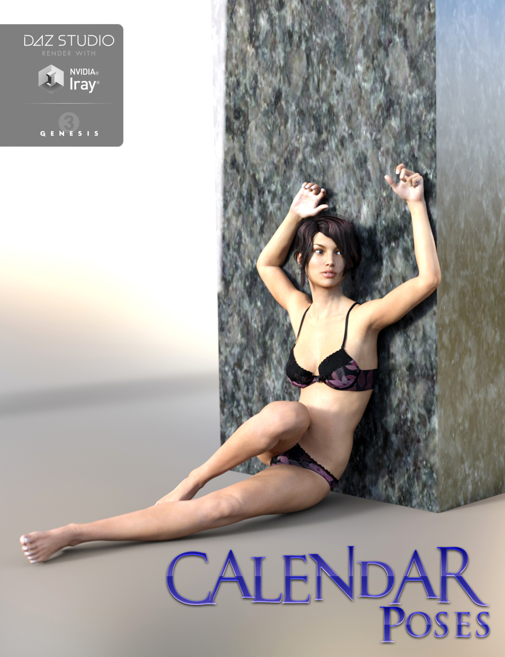 Calendar Poses for Victoria 7 by: Muscleman, 3D Models by Daz 3D