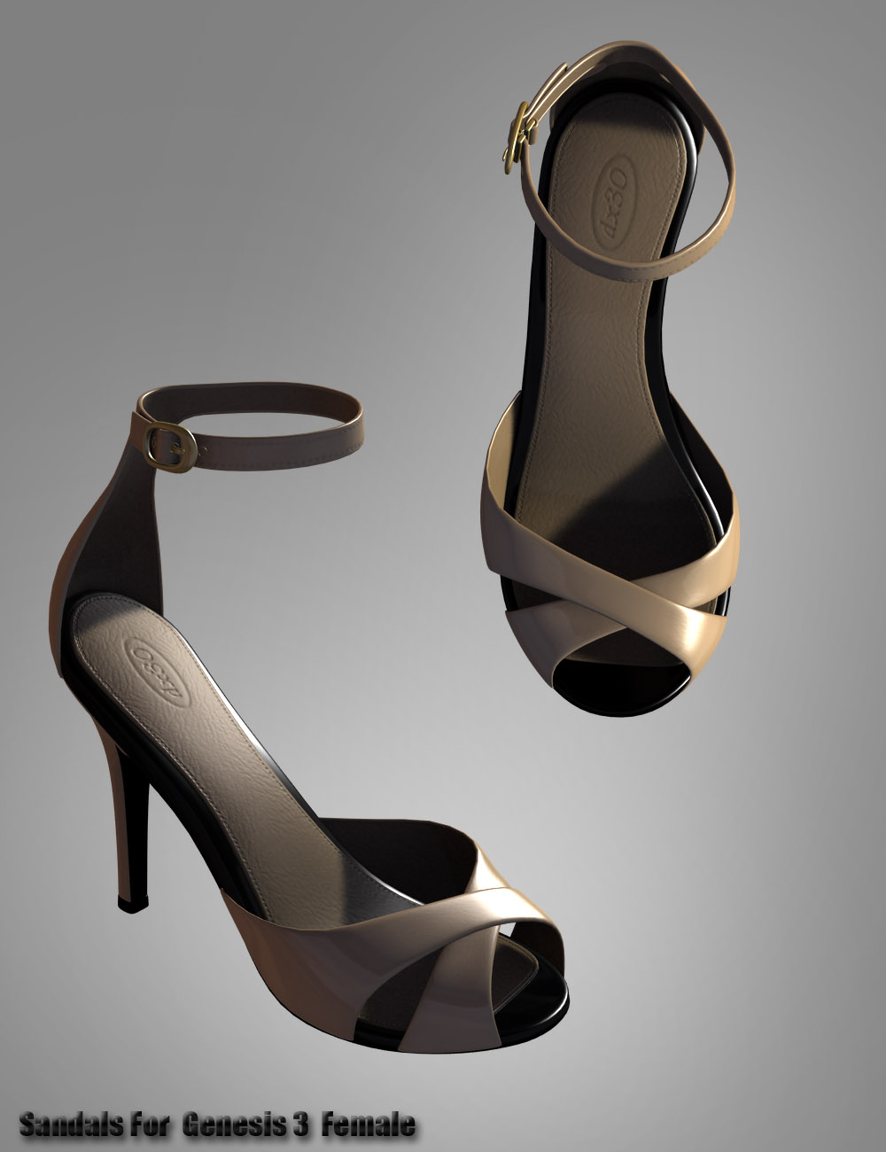 Sandals for Genesis 3 Female(s) Sandals for Genesis 3 Female(s) by: dx30, 3D Models by Daz 3D