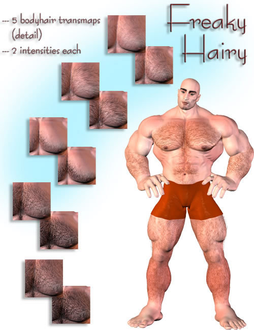 Freaky Hairy Freaky Hairy by: Jepe, 3D Models by Daz 3D