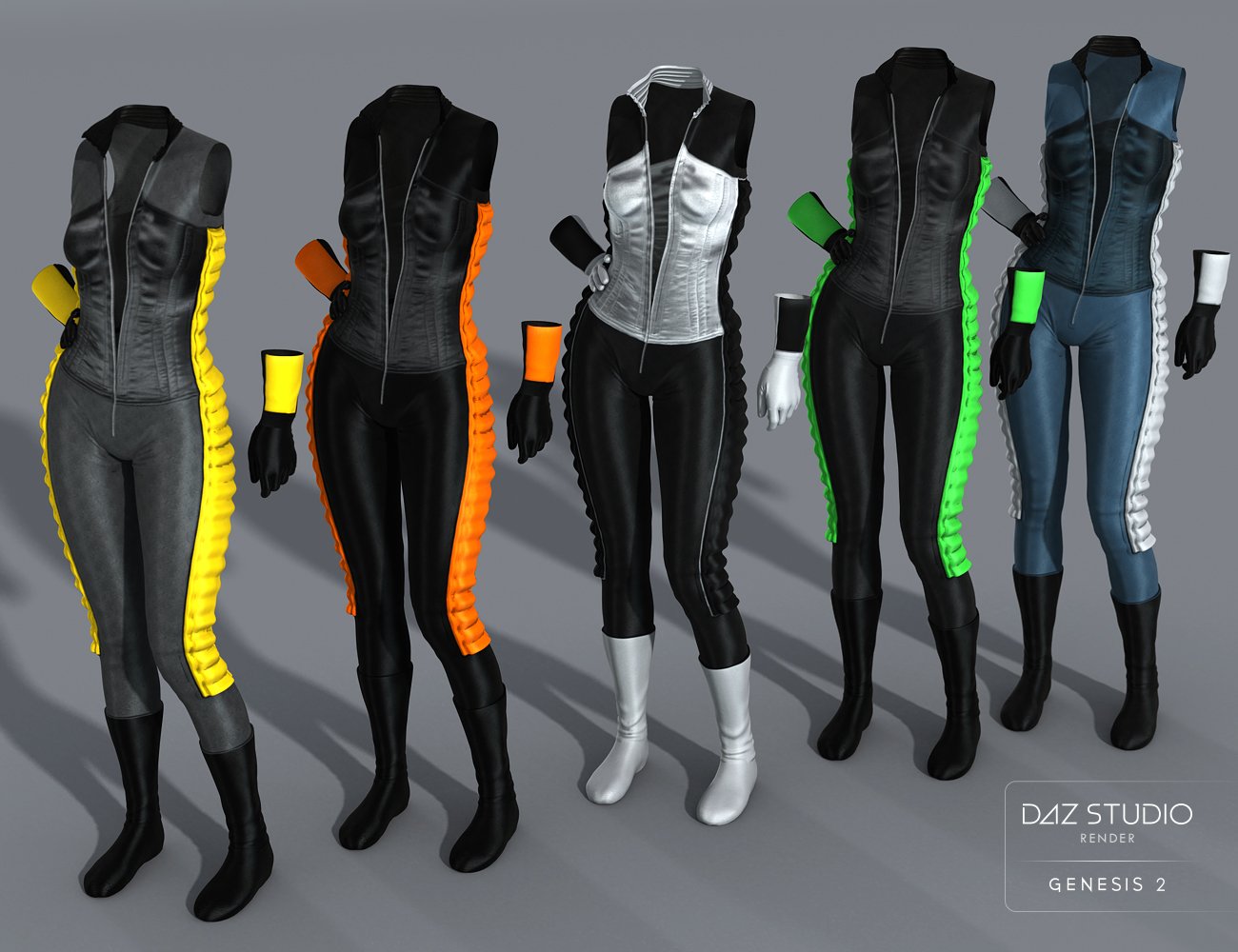 Ultra Bodysuit Textures by: Shox-Design, 3D Models by Daz 3D