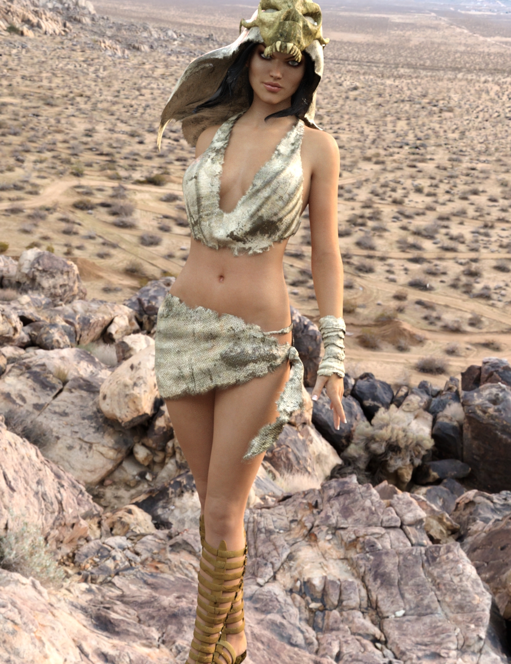 Dystopia Priestess for Genesis 3 Female(s) by: Larisha, 3D Models by Daz 3D