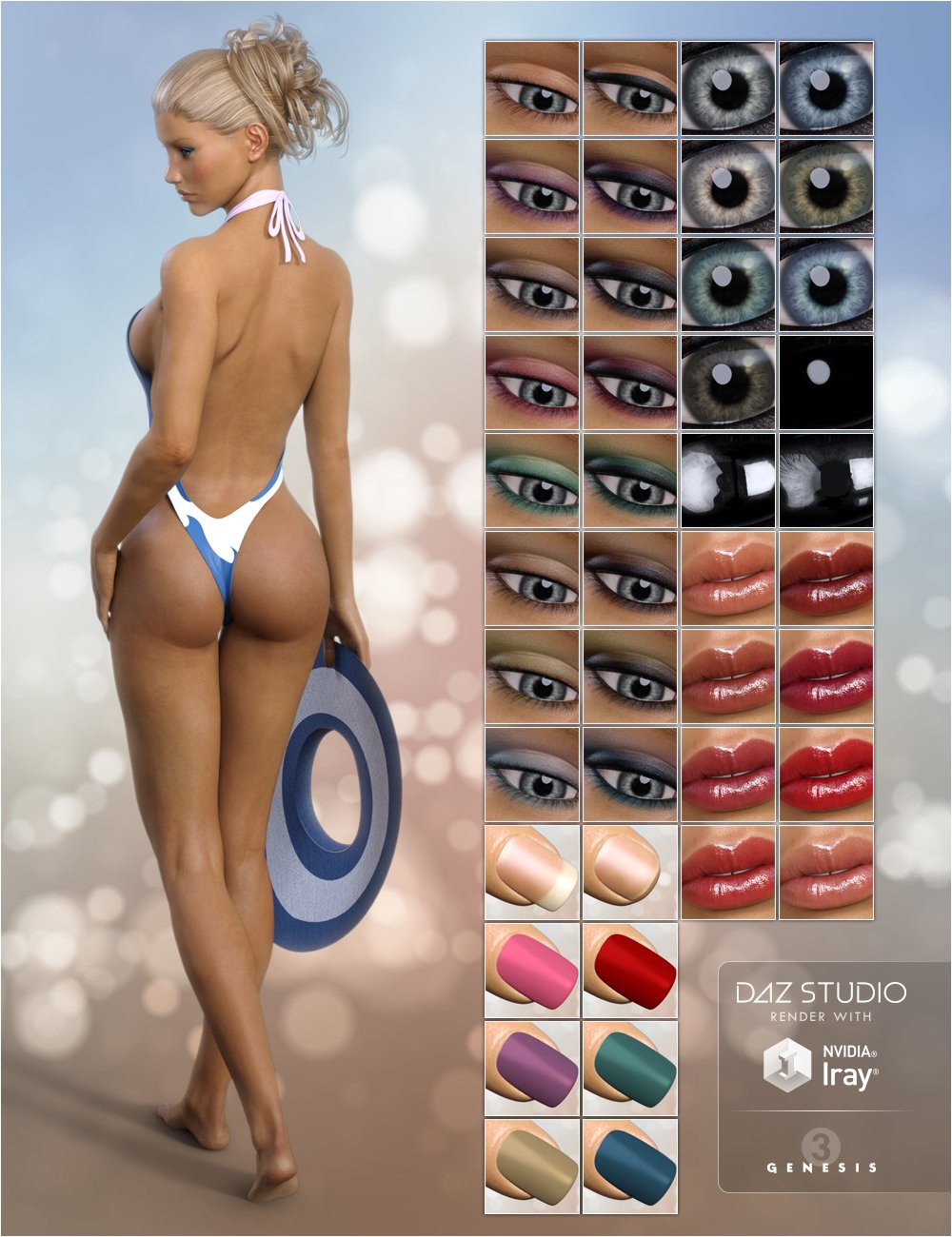 FWSA Gillian HD for Victoria 7 and LF Sorbet Swimwear by: Fred Winkler ArtSabbyLilflame, 3D Models by Daz 3D