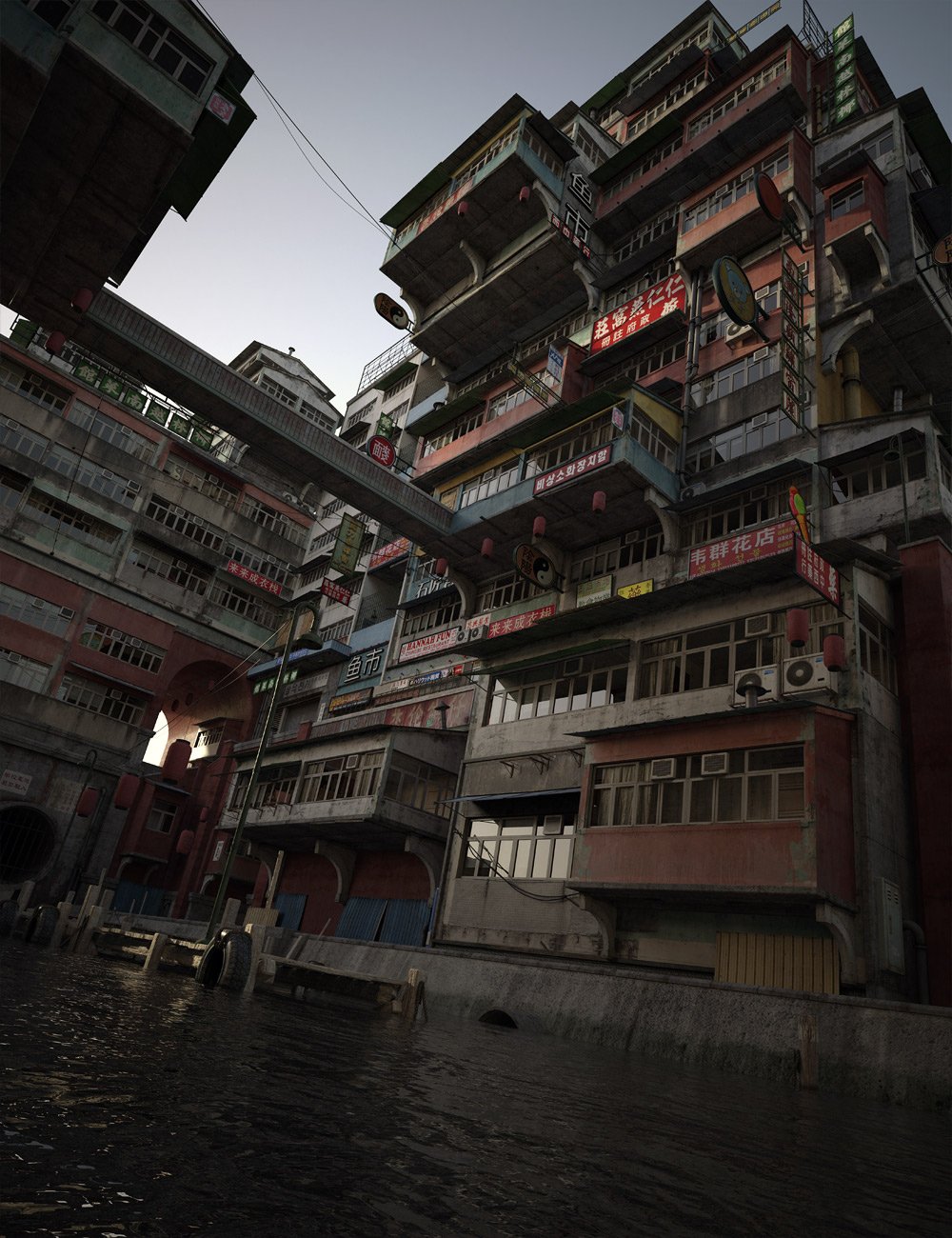 Chinatown Chinatown by: Stonemason, 3D Models by Daz 3D
