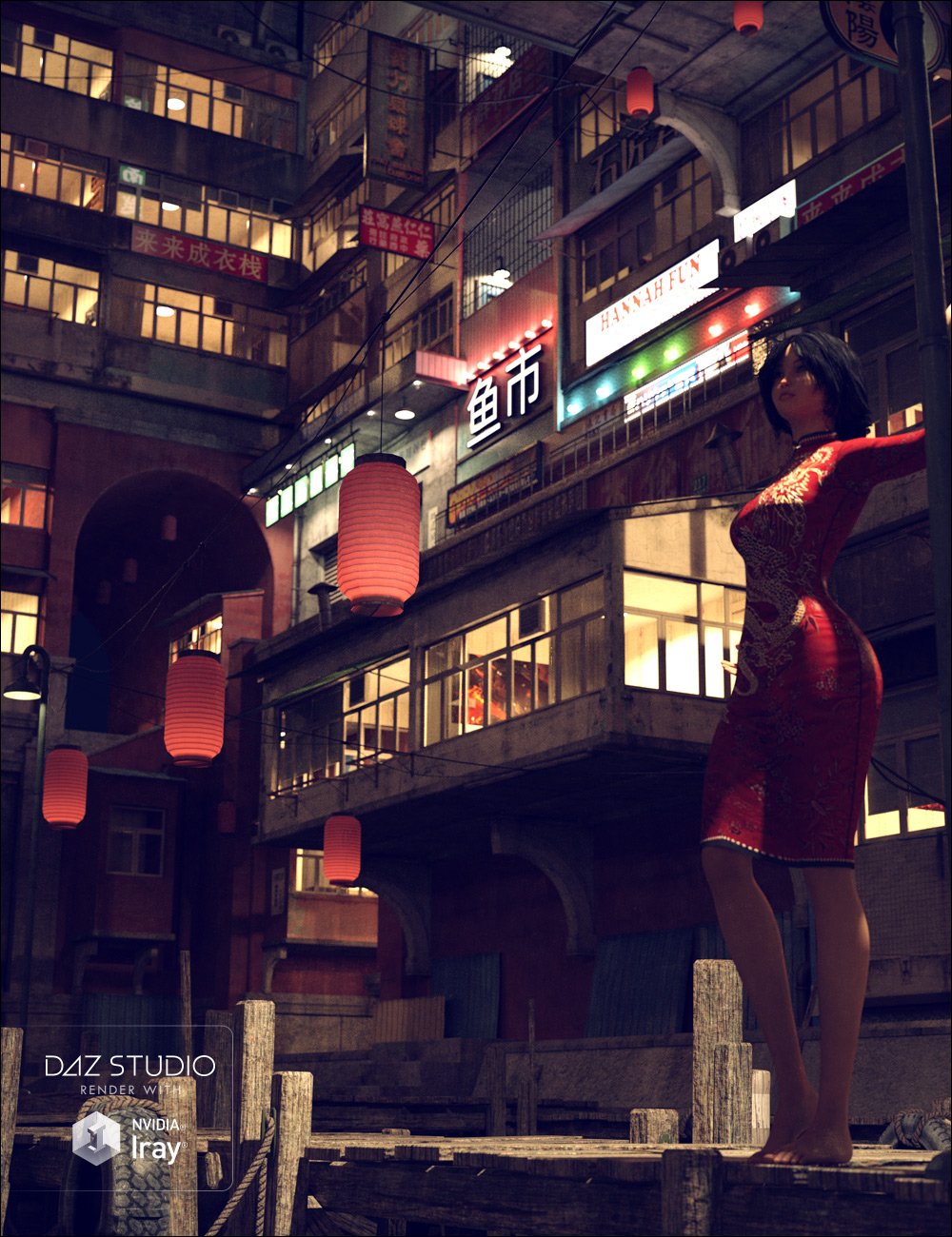 Chinatown by: Stonemason, 3D Models by Daz 3D