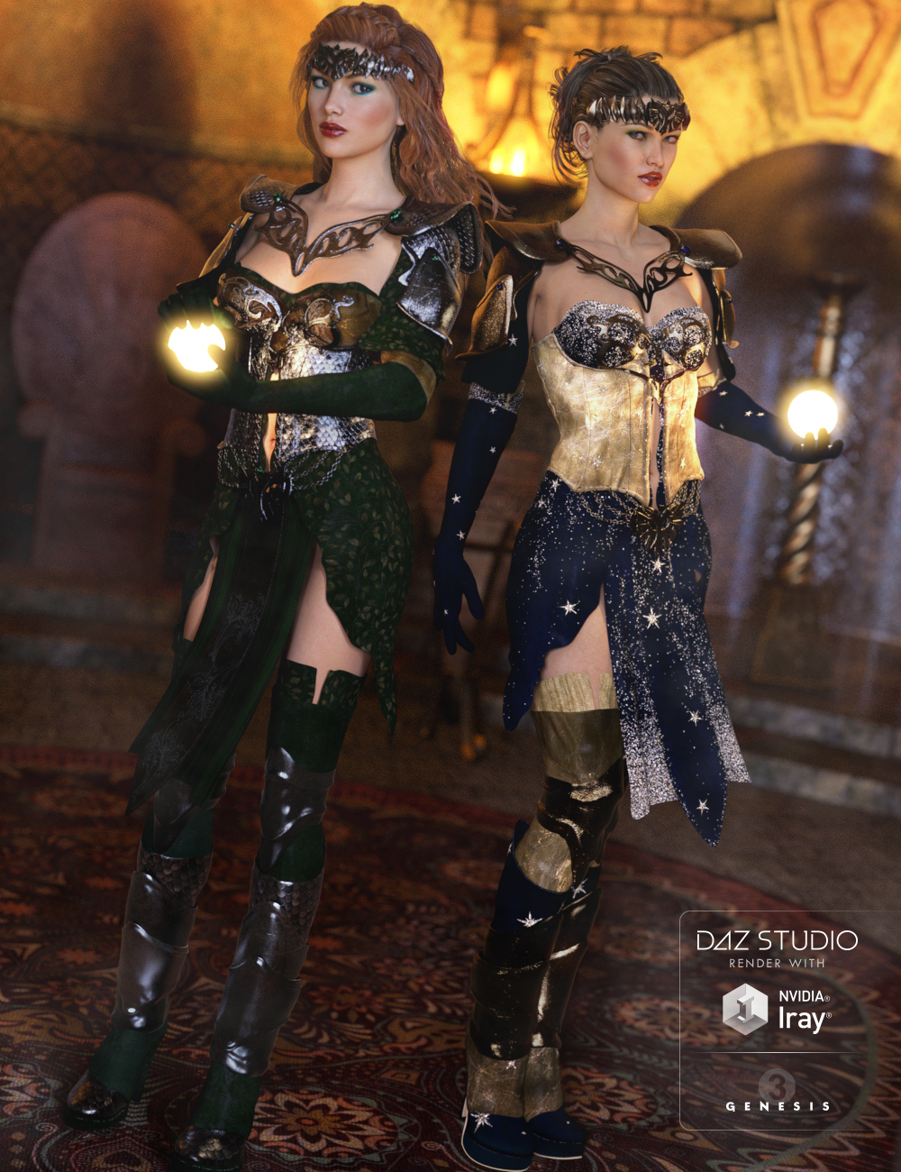 Oracle of Time Textures by: Anna Benjamin, 3D Models by Daz 3D