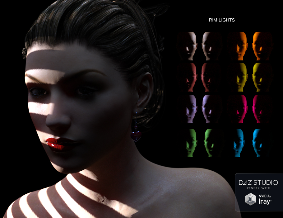 Iray D.I.Y Portrait Lights Iray D.I.Y Portrait Lights by: ForbiddenWhispers, 3D Models by Daz 3D