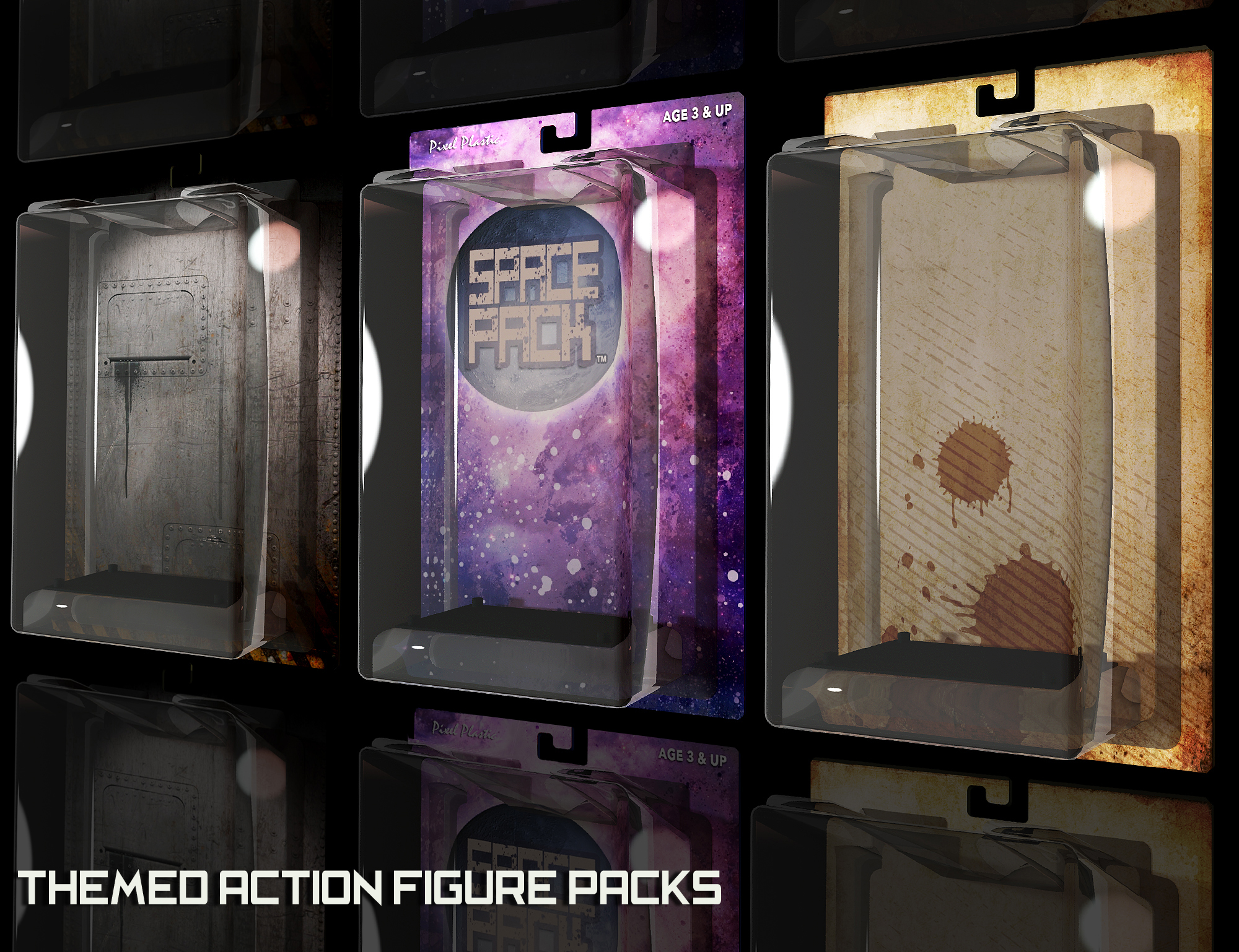 Action Figure Blister Pack Daz 3D