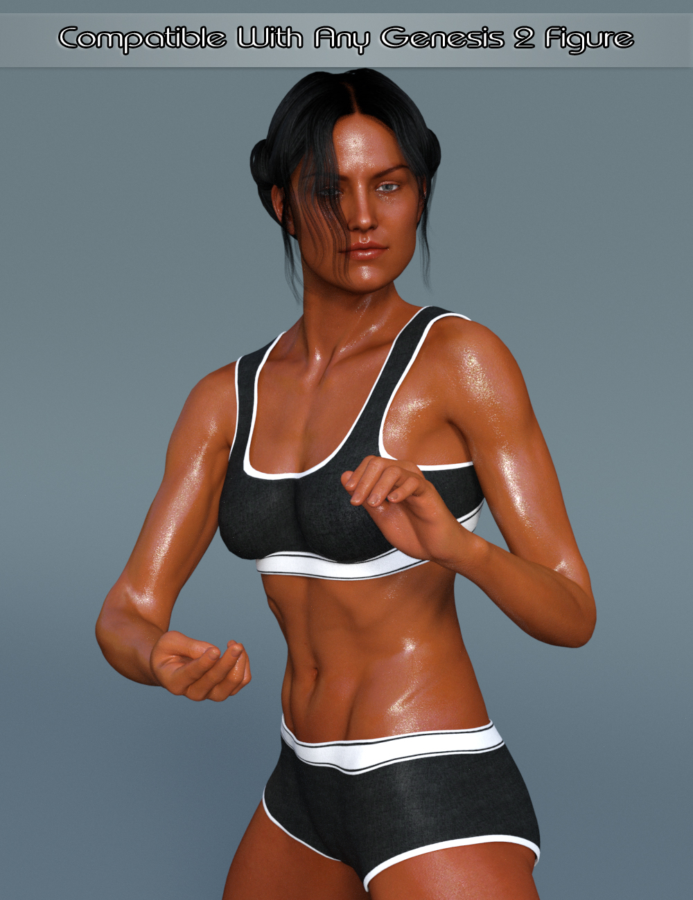 Wet and Tanned Skins for Genesis 2 by: V3Digitimes, 3D Models by Daz 3D