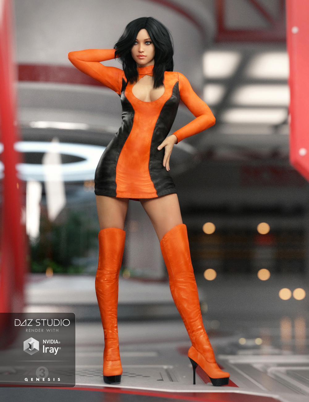 Delta Outfit for Genesis 3 Female(s)