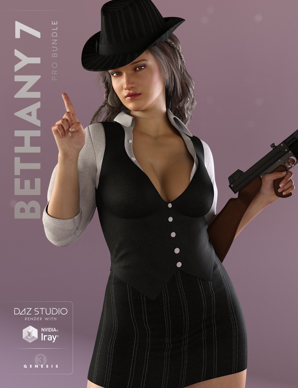 Bethany 7 Pro Bundle by: , 3D Models by Daz 3D