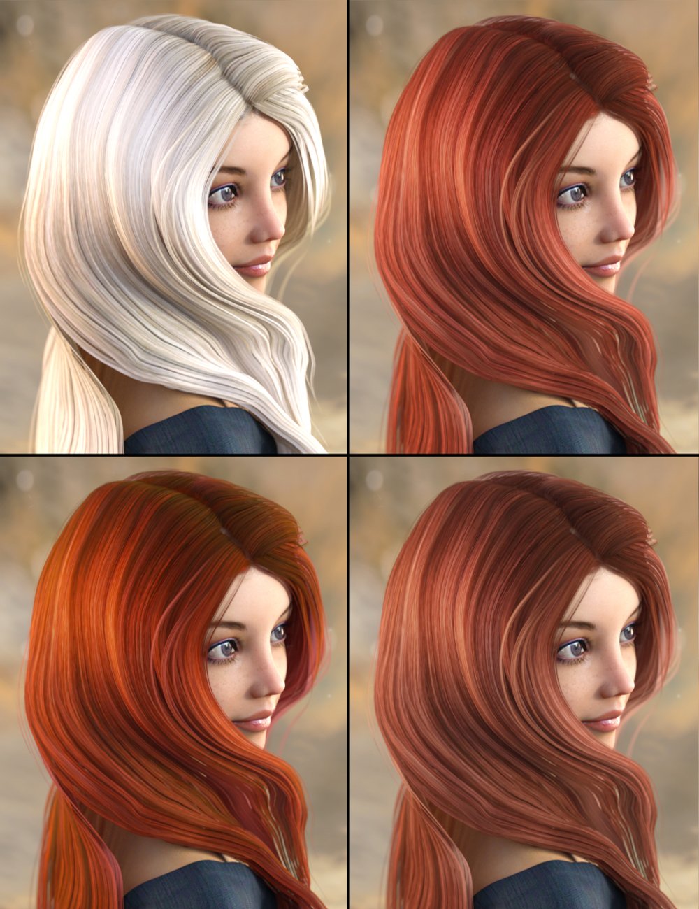 Friday Hair for Genesis 3 Female(s) | Daz 3D