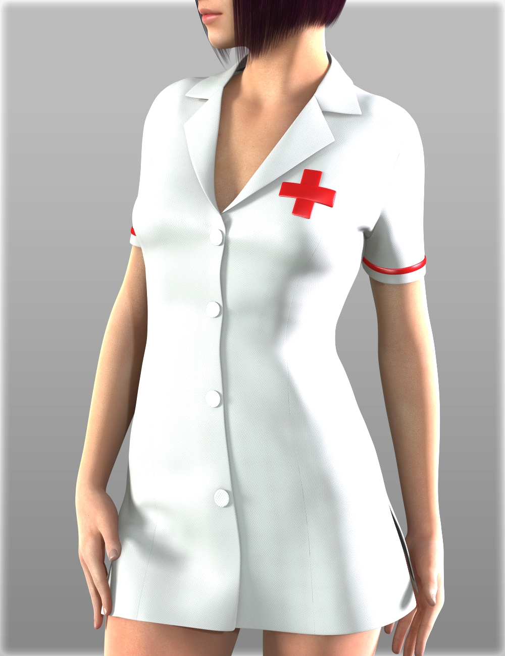 Sexy Nurse Underwear for Genesis 2 Female(s)