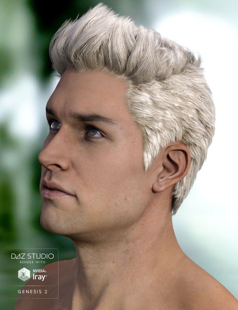 Scott Hair by: AprilYSH, 3D Models by Daz 3D