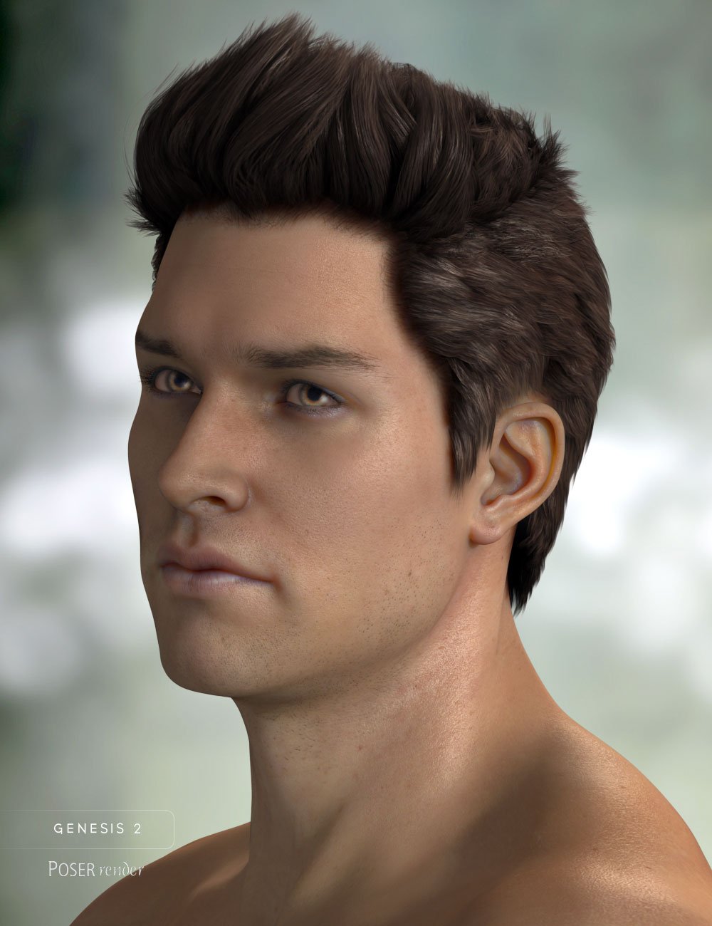 Scott Hair by: AprilYSH, 3D Models by Daz 3D