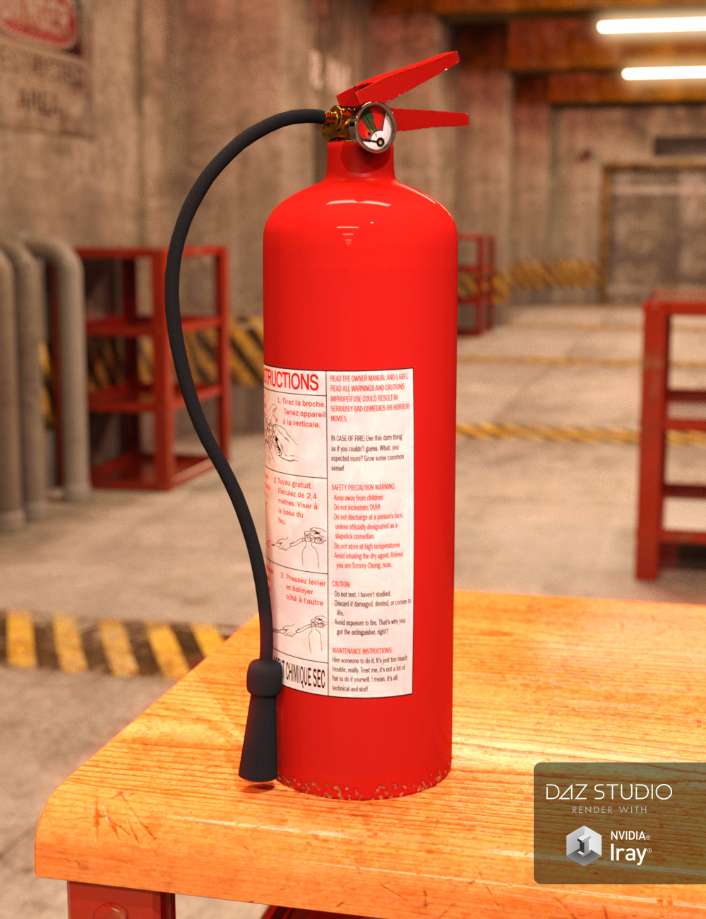 Firefighting Equipment by: Valandar, 3D Models by Daz 3D