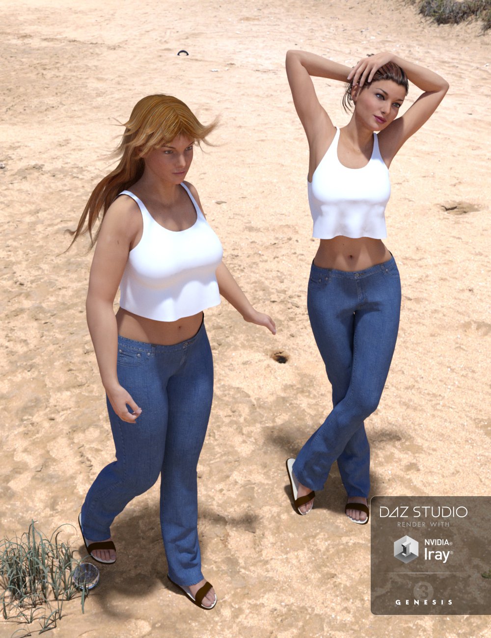 Sunny for Genesis 3 Female(s) by: Aave Nainen, 3D Models by Daz 3D