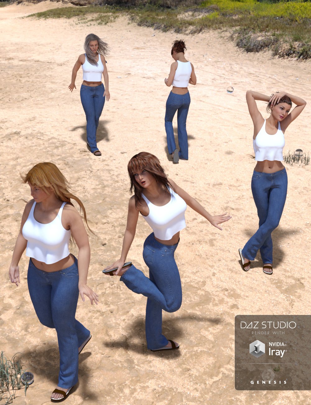 Sunny for Genesis 3 Female(s) Sunny for Genesis 3 Female(s) by: Aave Nainen, 3D Models by Daz 3D
