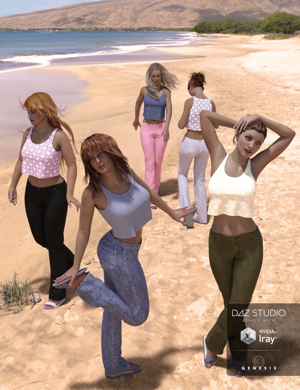 Sunny Textures Pack One by: Aave Nainen, 3D Models by Daz 3D