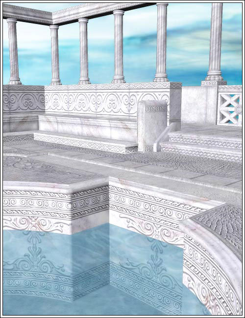 Greek Bath - Texture Set Greek Bath - Texture Set by: Gordana, 3D Models by Daz 3D