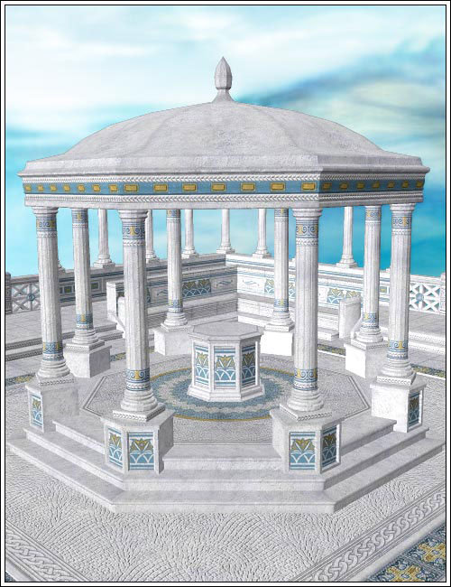 Greek Bath - Texture Set Greek Bath - Texture Set by: Gordana, 3D Models by Daz 3D