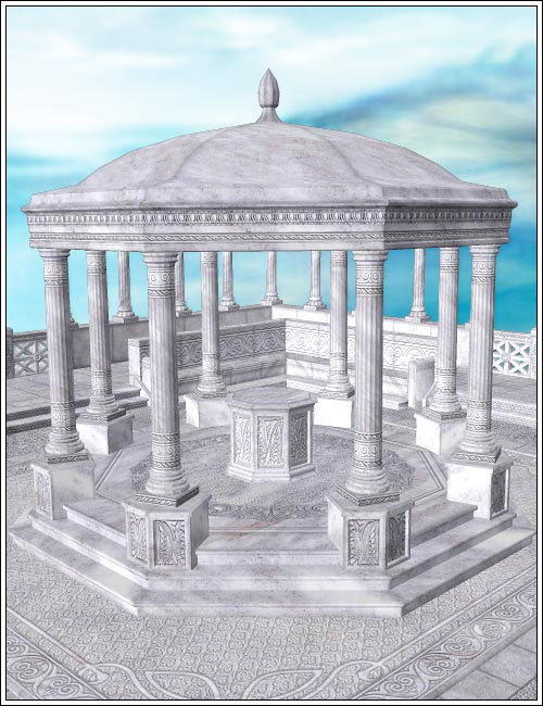 Greek Bath - Texture Set by: Gordana, 3D Models by Daz 3D