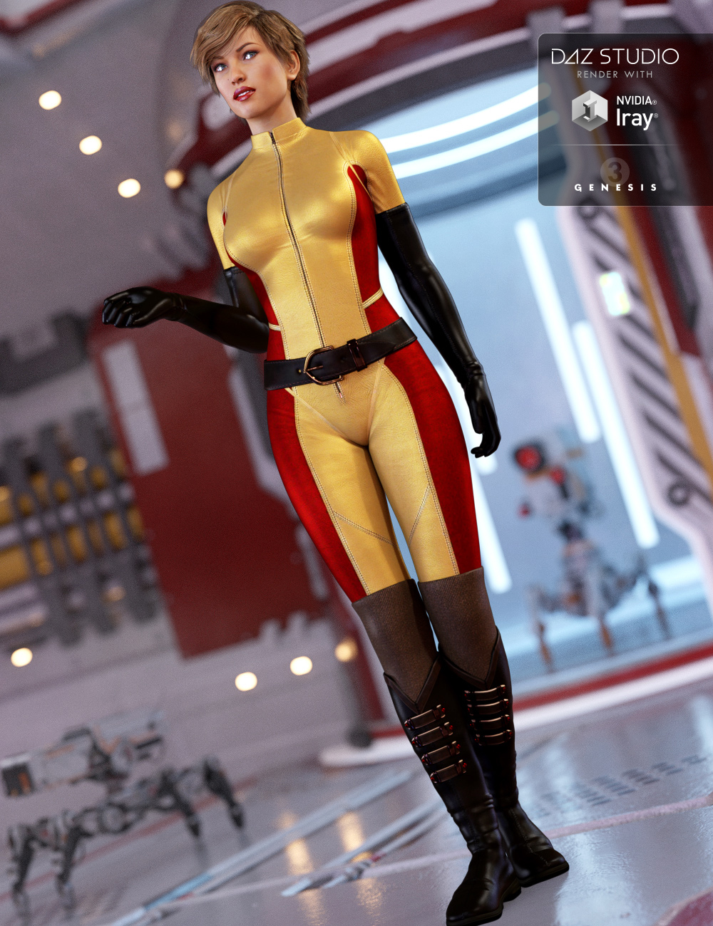 Eclipse Outfit for Genesis 3 Female(s) by: MadaShox-Design, 3D Models by Daz 3D