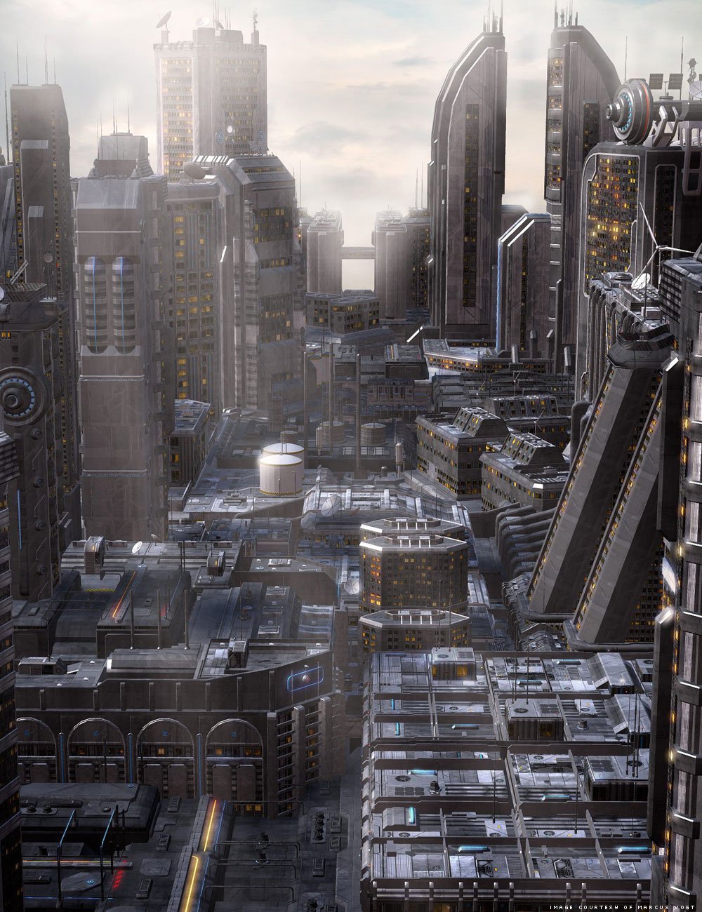 Future Cityscape Density Blocks by: inception8, 3D Models by Daz 3D