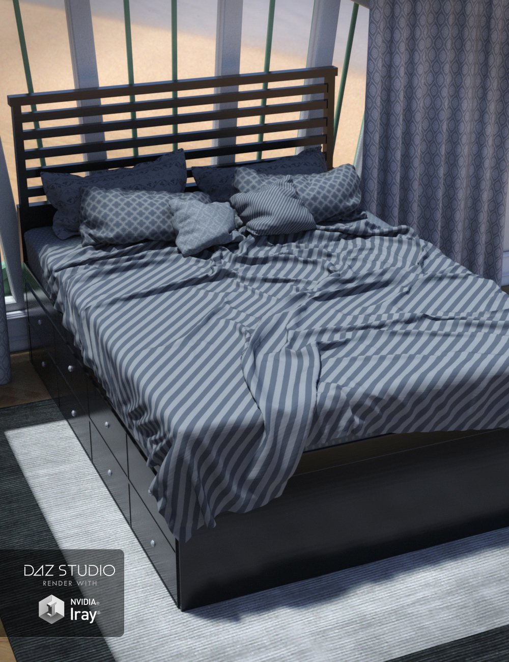 Cozy Bed | Daz 3D