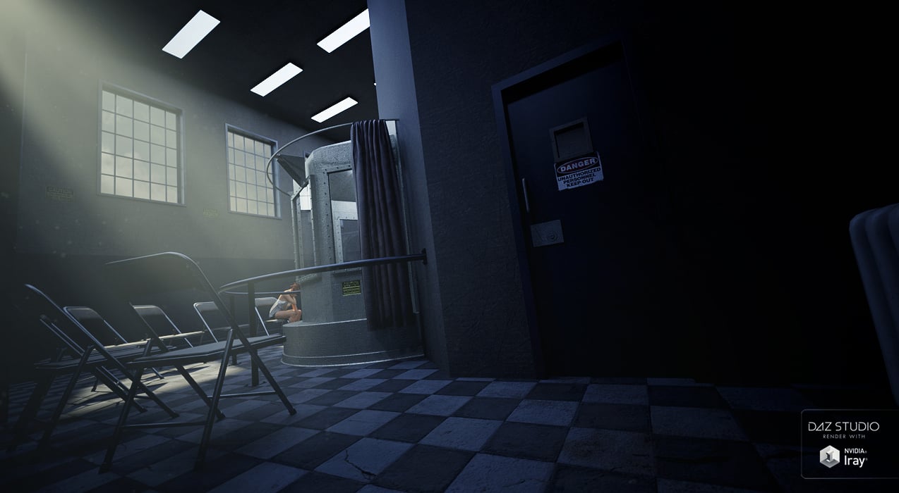 Prison Death Chamber Prison Death Chamber by: David BrinnenForbiddenWhispers, 3D Models by Daz 3D