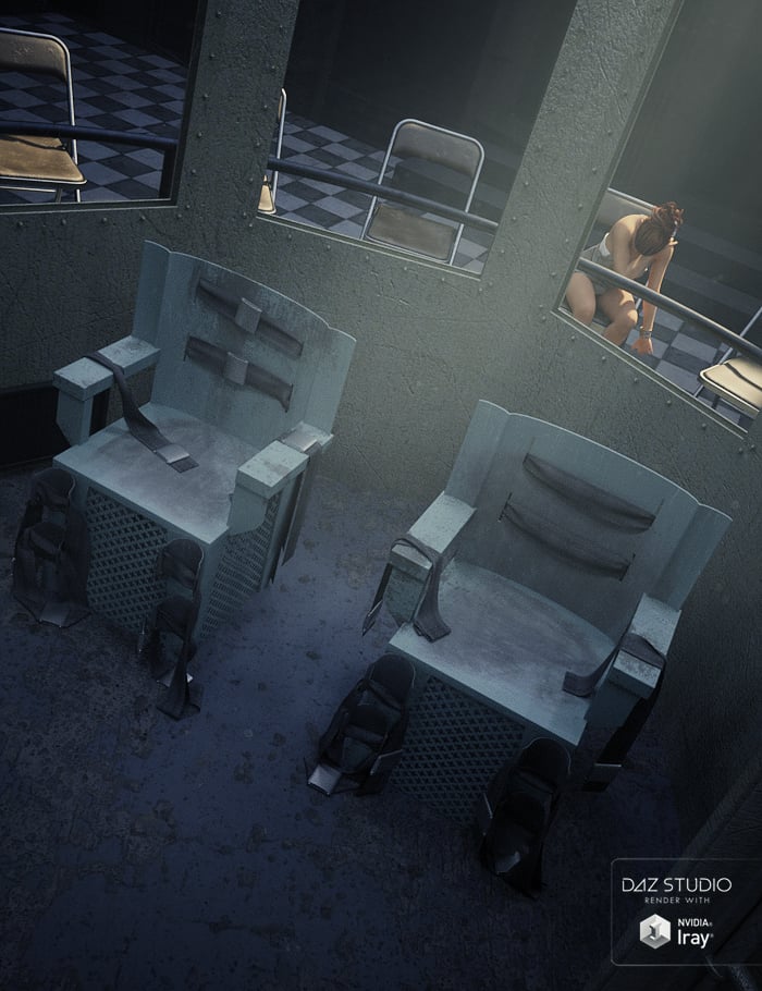 Prison Death Chamber Prison Death Chamber by: David BrinnenForbiddenWhispers, 3D Models by Daz 3D