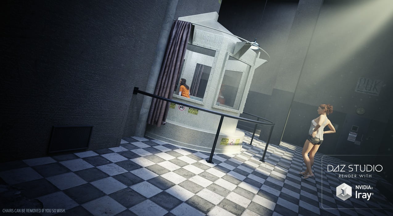 Prison Death Chamber Prison Death Chamber by: David BrinnenForbiddenWhispers, 3D Models by Daz 3D