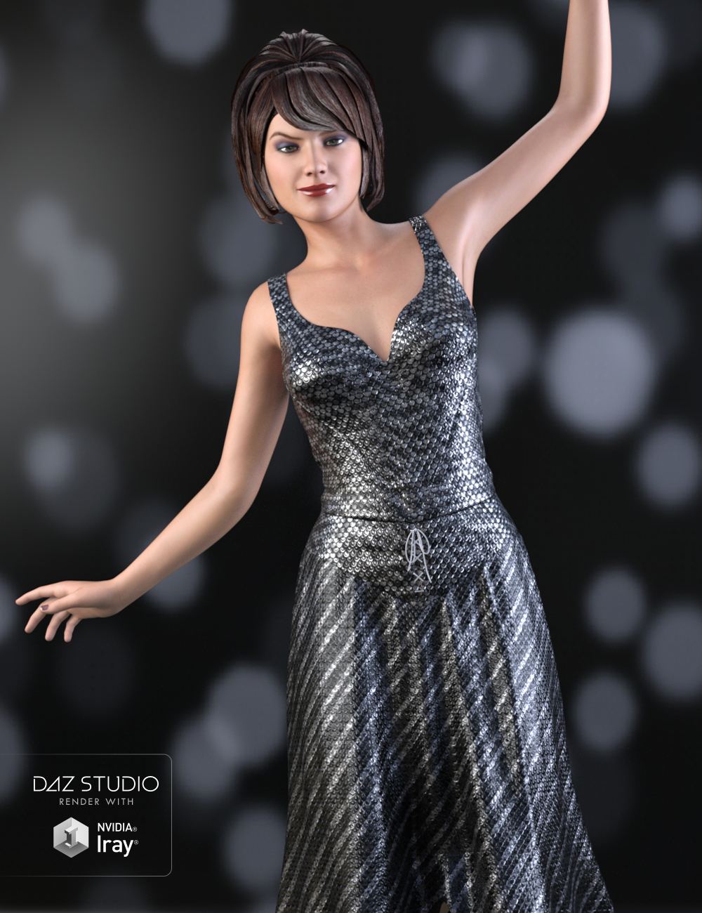 Iray Sequins Shader by: DraagonStorm, 3D Models by Daz 3D