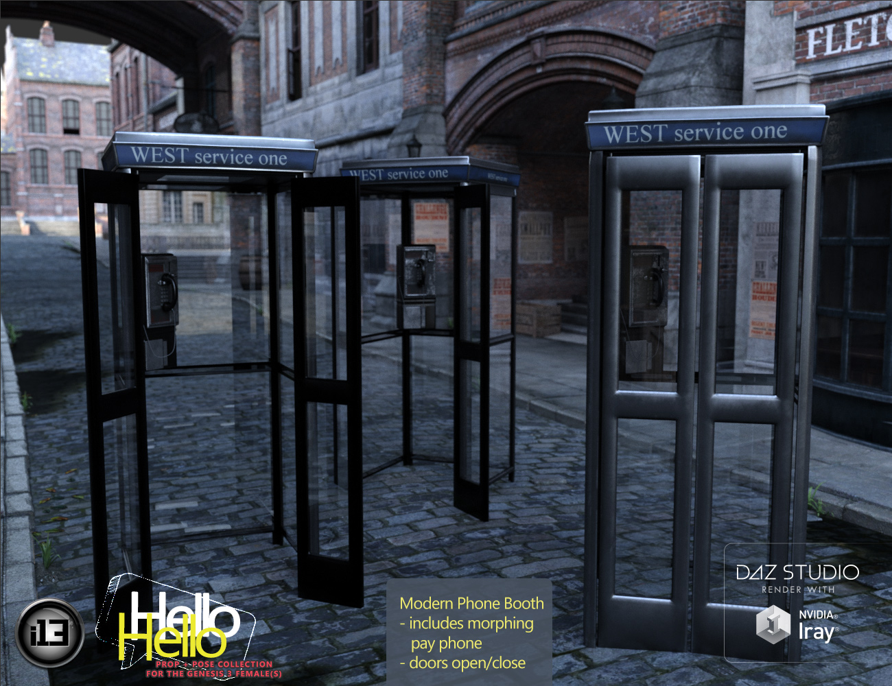 i13 Hello by: ironman13, 3D Models by Daz 3D