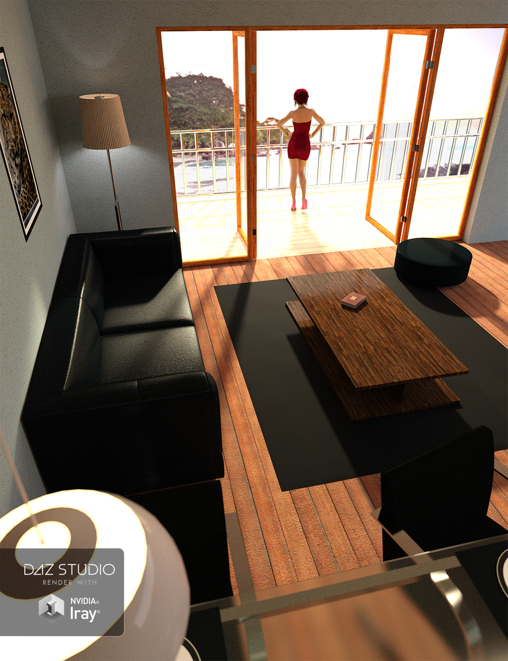 Living Room Interior Living Room Interior by: , 3D Models by Daz 3D