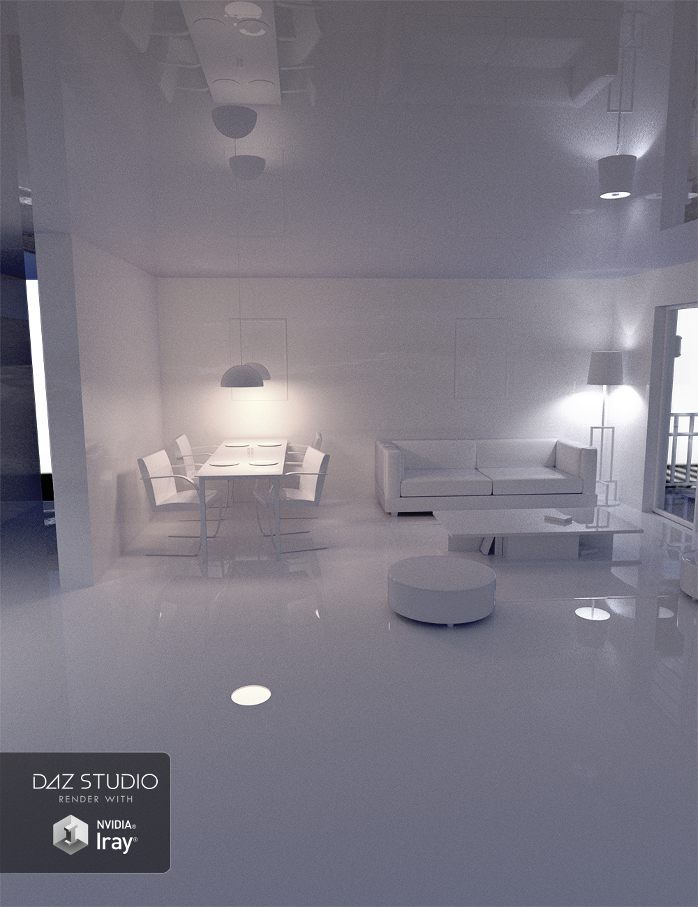 Living Room Interior Living Room Interior by: , 3D Models by Daz 3D