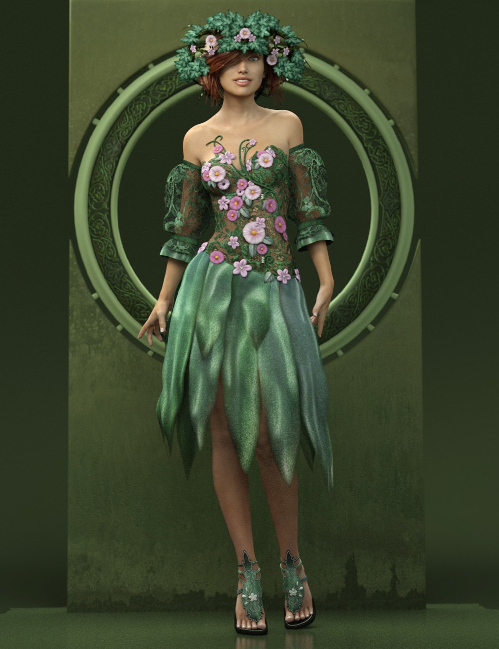 Seasons Outfit for Genesis 3 Female(s) by: Mada, 3D Models by Daz 3D