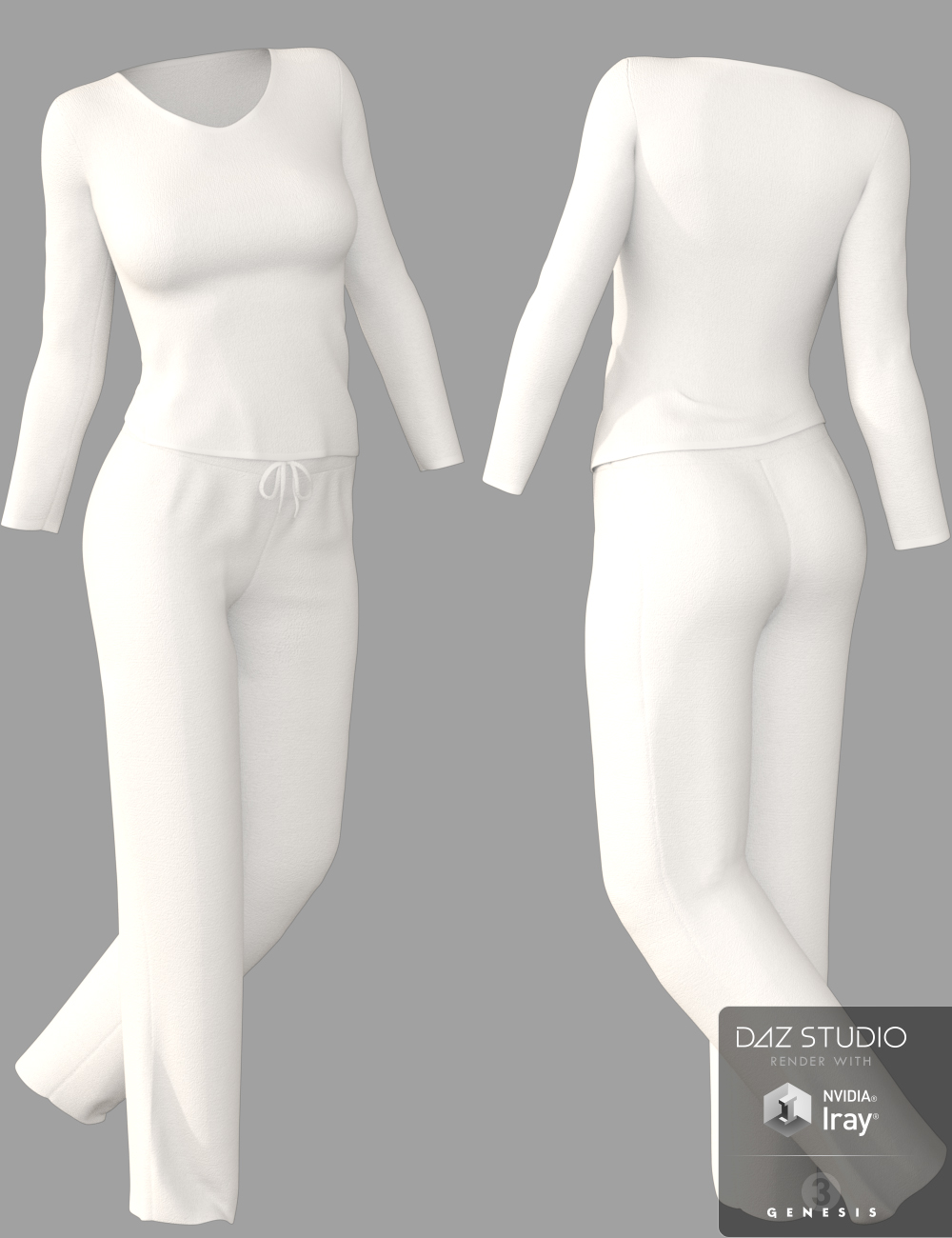 PJs for Genesis 3 Female(s) PJs for Genesis 3 Female(s) by: Nikisatez, 3D Models by Daz 3D