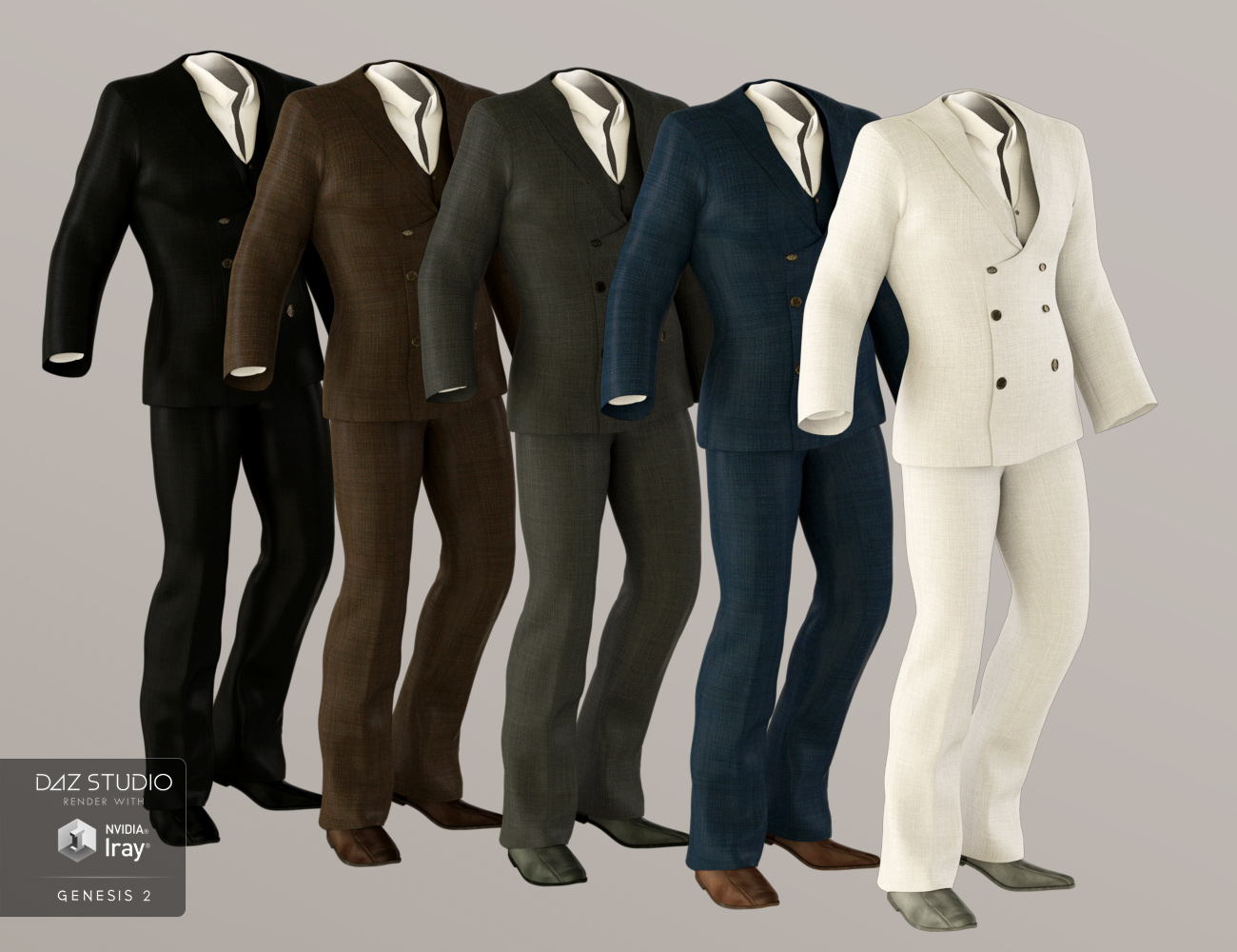 Double Breasted Suit for Genesis 2 Male(s) Double Breasted Suit for Genesis 2 Male(s) by: NikisatezSarsa, 3D Models by Daz 3D