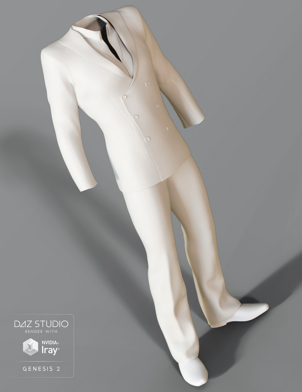 Double Breasted Suit for Genesis 2 Male(s) by: NikisatezSarsa, 3D Models by Daz 3D