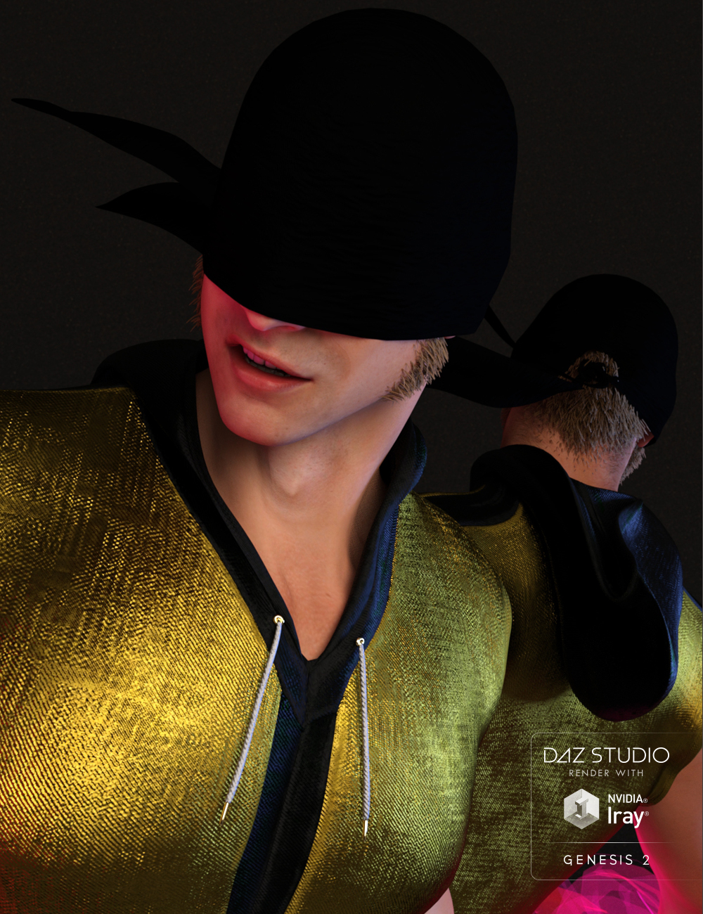 Street Master Chi for Genesis 2 Male(s) by: JoeQuick, 3D Models by Daz 3D