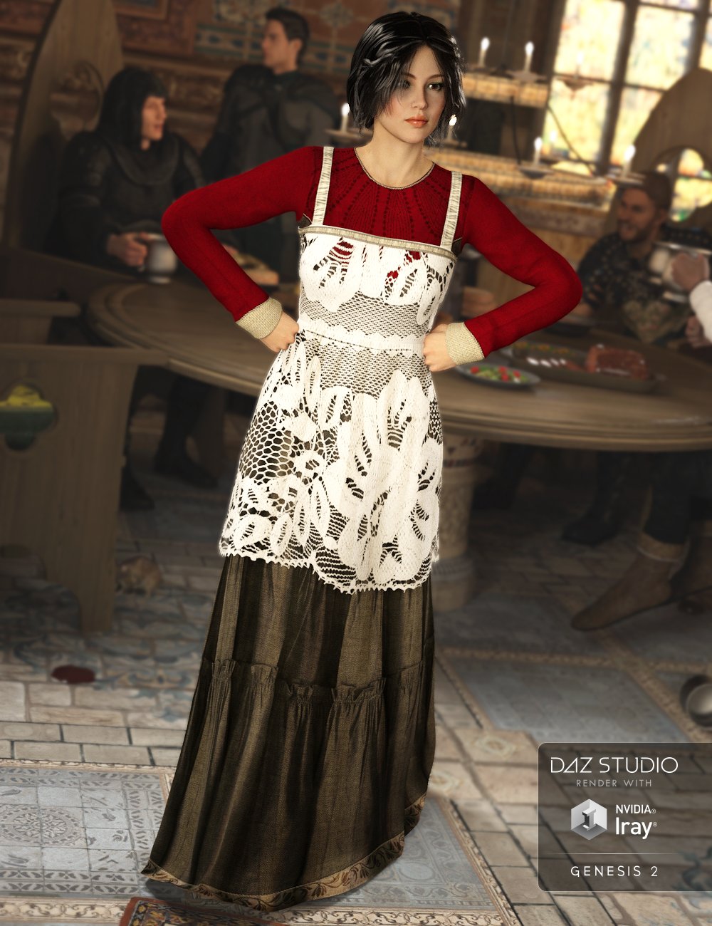 Peasantly Wenched Peasantly Wenched by: Sarsa, 3D Models by Daz 3D