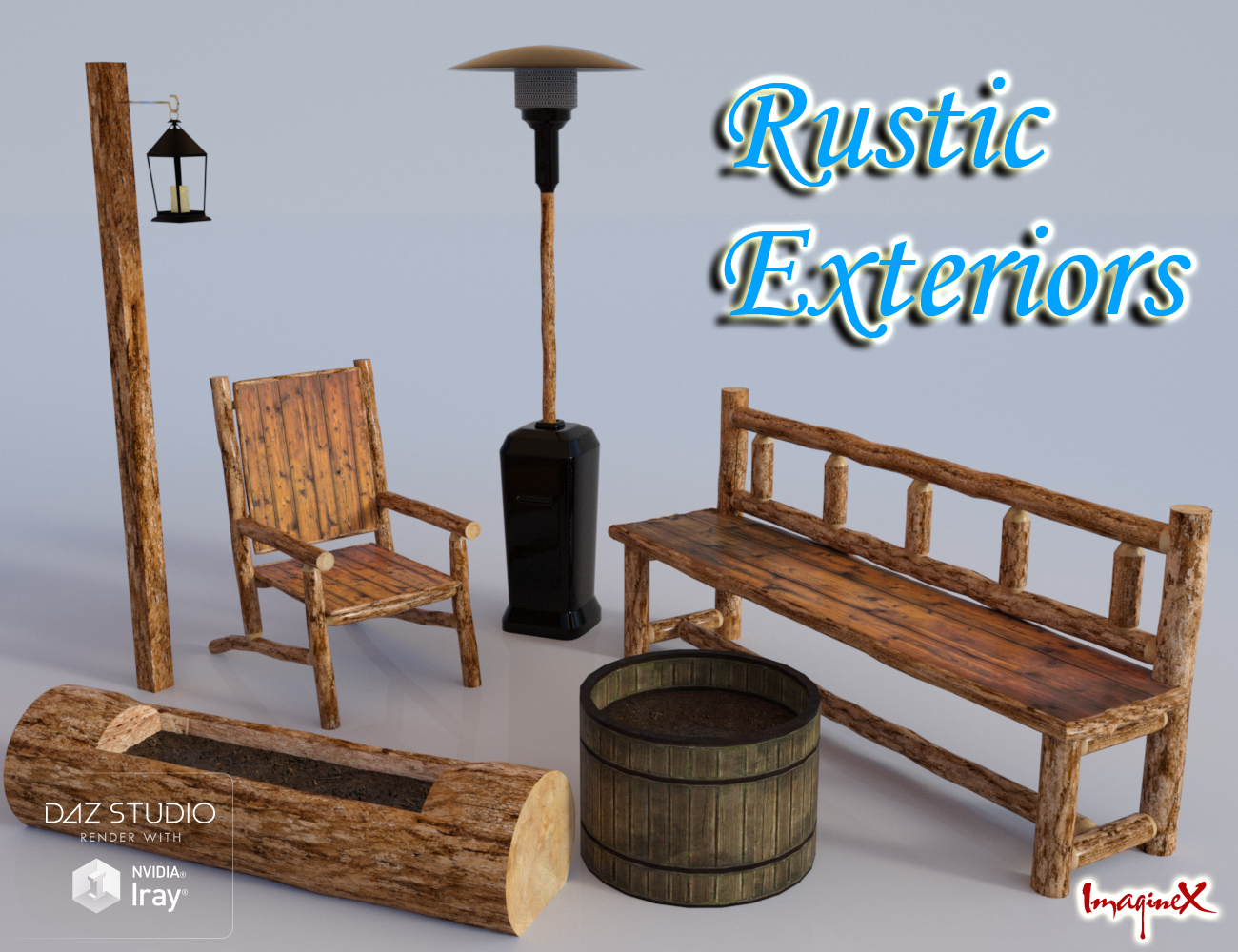 Rustic Exteriors by: ImagineX, 3D Models by Daz 3D