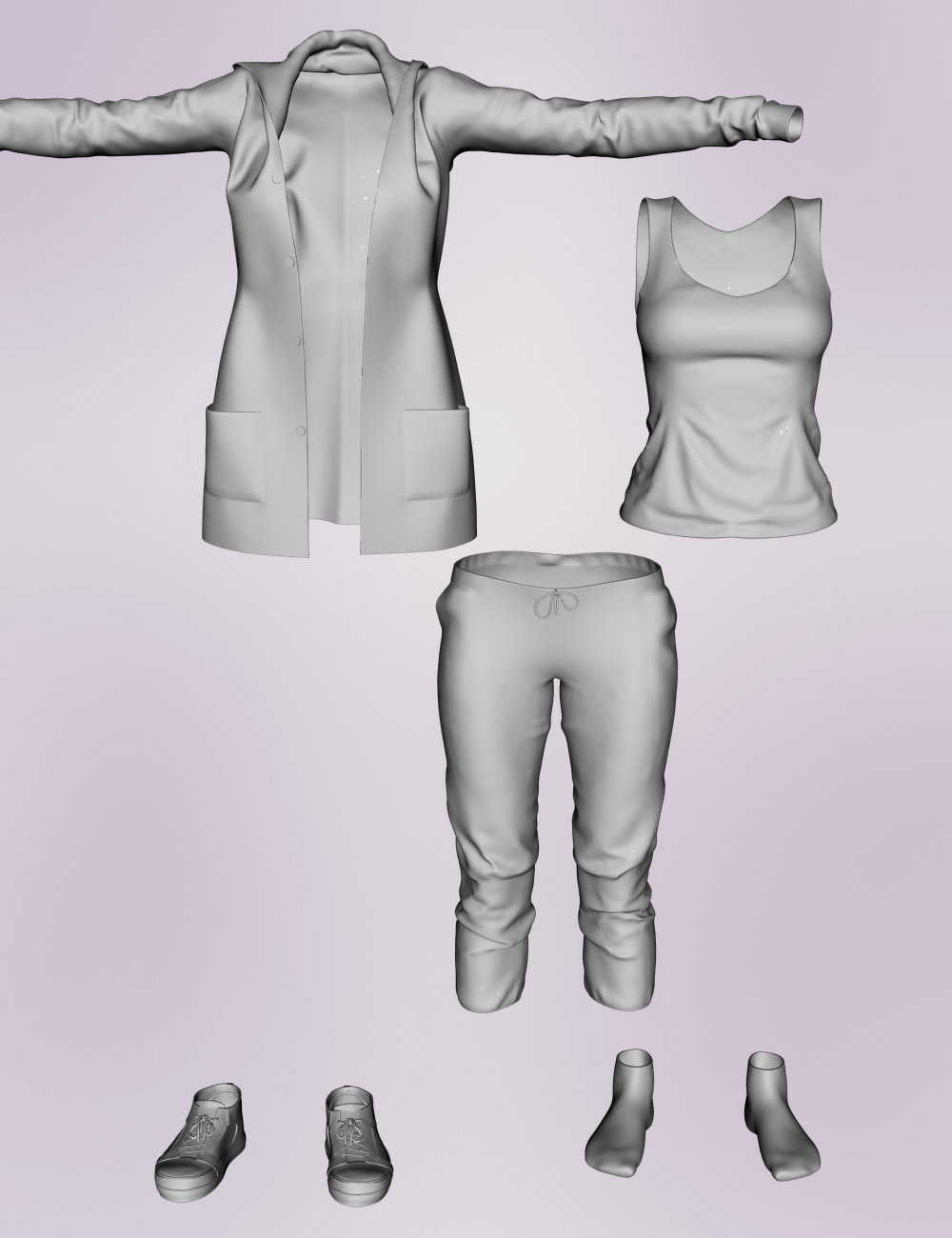 Hobby Clothes for Genesis 3 Female(s) by: Oskarsson, 3D Models by Daz 3D