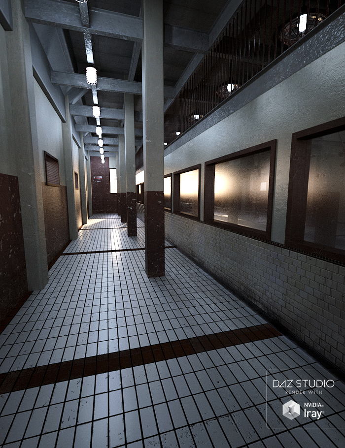 Prison Shower Complex | Daz 3D