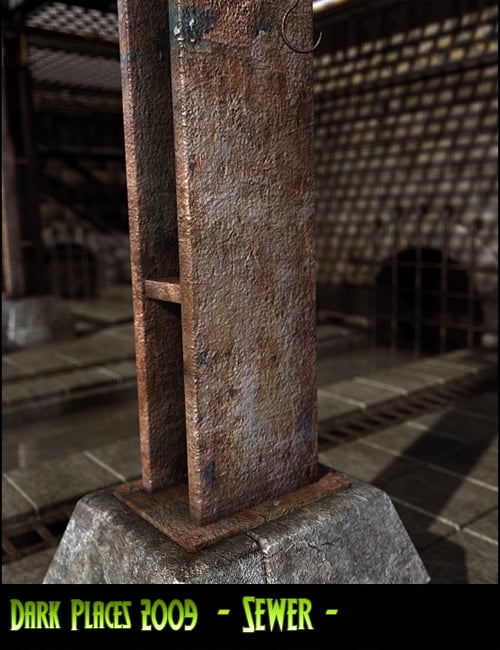 Dark Places: Sewer 2k9 by: Stonemason, 3D Models by Daz 3D
