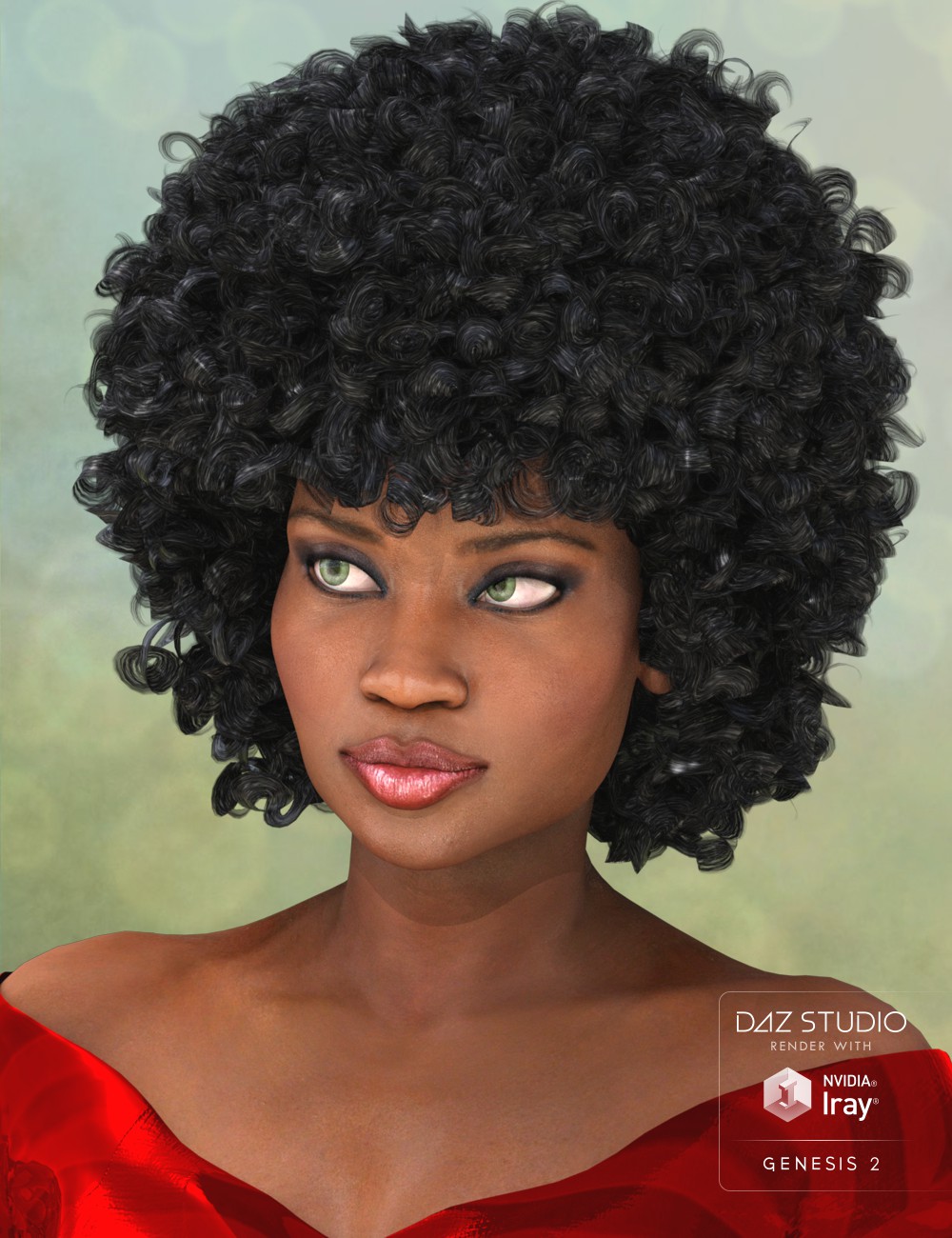 Zahara Hair for Genesis 2 Female(s) by: 3D-GHDesign, 3D Models by Daz 3D