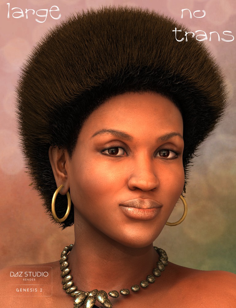 Nuru Hair for Genesis 2 Female(s) by: 3D-GHDesign, 3D Models by Daz 3D