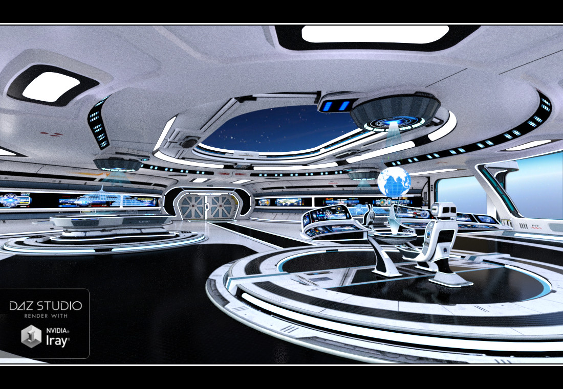 The Captain's Ready Room The Captain's Ready Room by: Kibarreto, 3D Models by Daz 3D