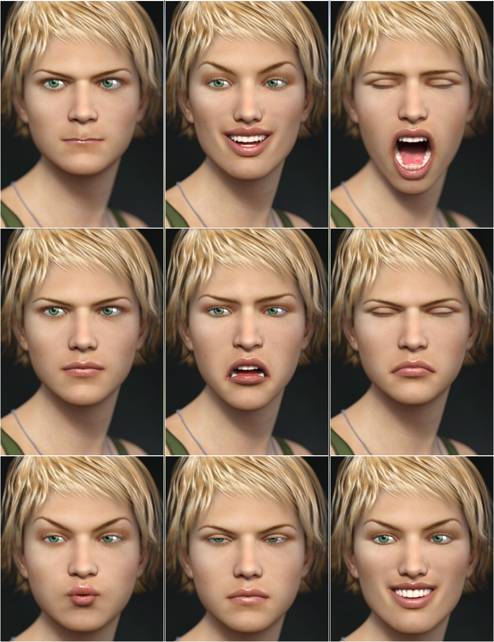 Private May Expressions for Genesis 3 Female(s) by: DianePredatron, 3D Models by Daz 3D